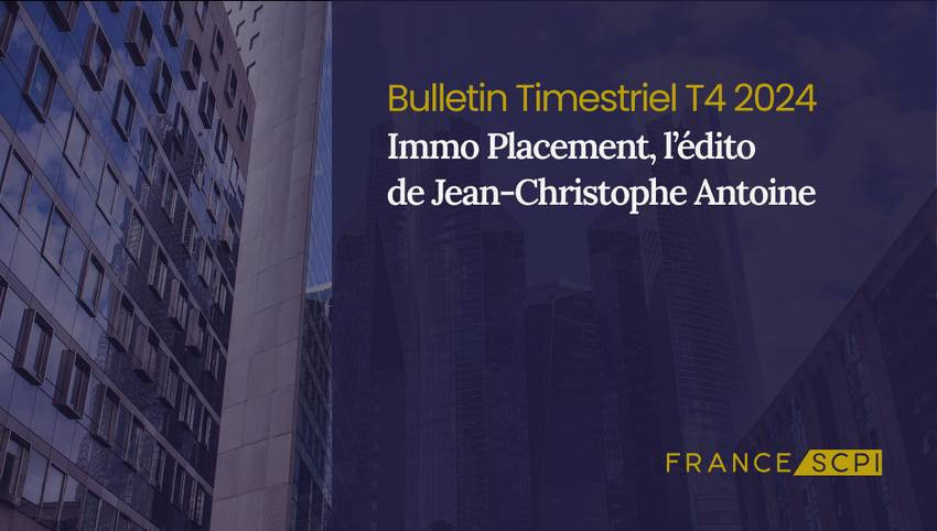 Une distribution en hausse pour la SCPI Immo Placement