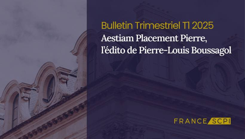 Des libérations locatives pour la SCPI Aestiam Placement Pierre