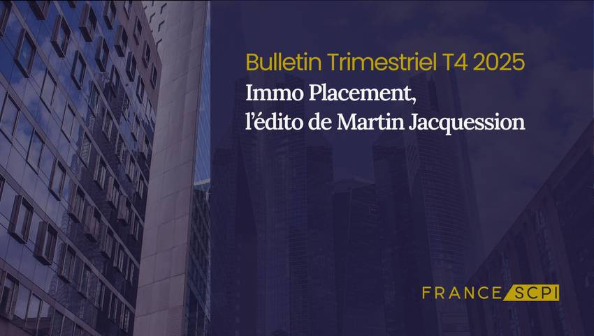 Une progression maîtrisée pour la SCPI Immo Placement