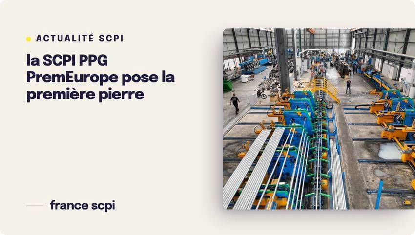 La SCPI PPG PremEurope pose la première pierre
