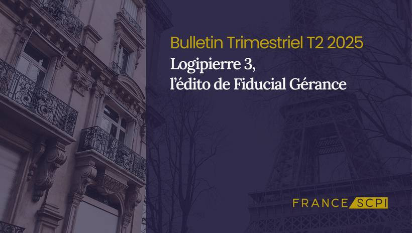 Logipierre 3 maintient sa distribution au deuxième trimestre 2025