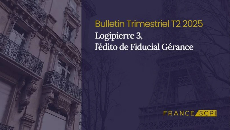 Logipierre 3 maintient sa distribution au deuxième trimestre 2025