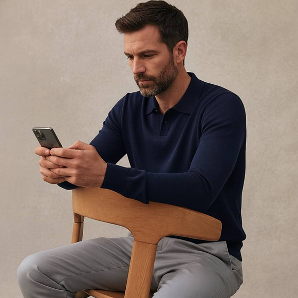 Investisseur utilisant l'application