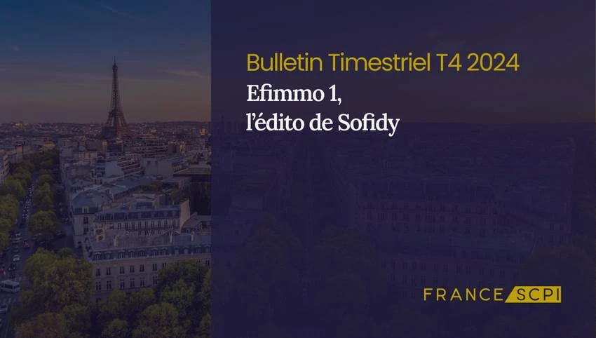 La SCPI Efimmo 1 accentue sa diversification