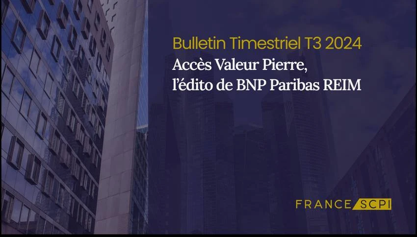 Ajustement du prix de part à la baisse pour Accès Valeur Pierre