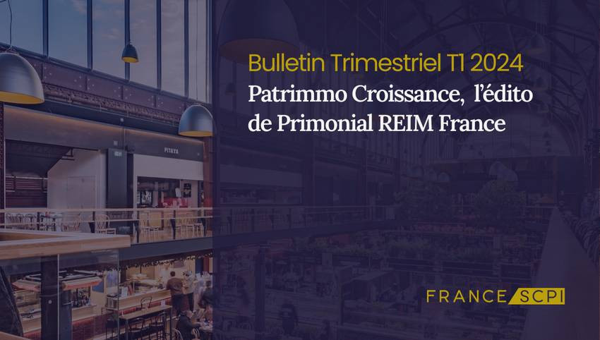 Patrimmo Croissance stabilise son portefeuille au T1 2024