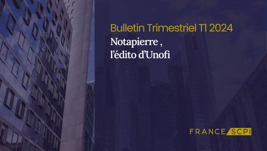 La SCPI Notapierre a diminué son prix de part en 2024