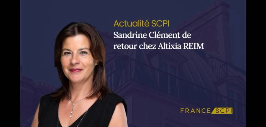 Sandrine Clément est de retour chez Altixia REIM