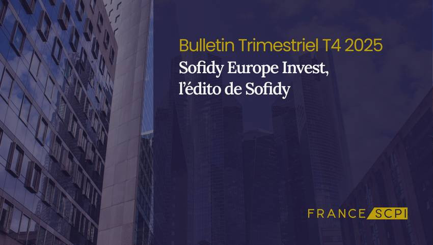 Sofidy Europe Invest sur une progression de la valeur de son patrimoine