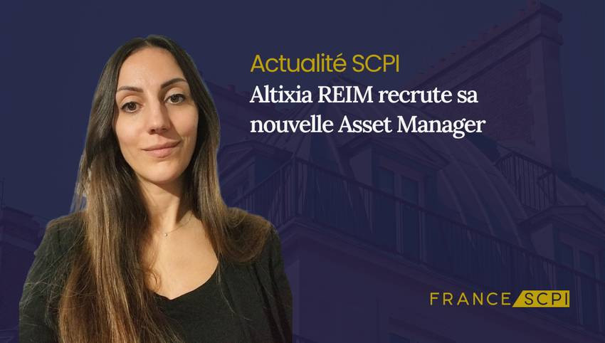 Altixia REIM recrute sa nouvelle Asset Manager