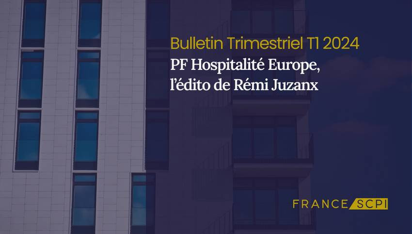 PF Hospitalité Europe projette un TD entre 4,20% à 4,80%