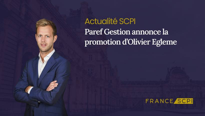 Paref Gestion annonce la promotion d’Olivier Egleme