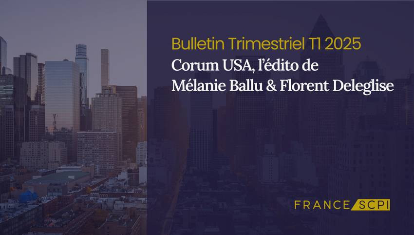 La SCPI Corum USA étoffe son portefeuille