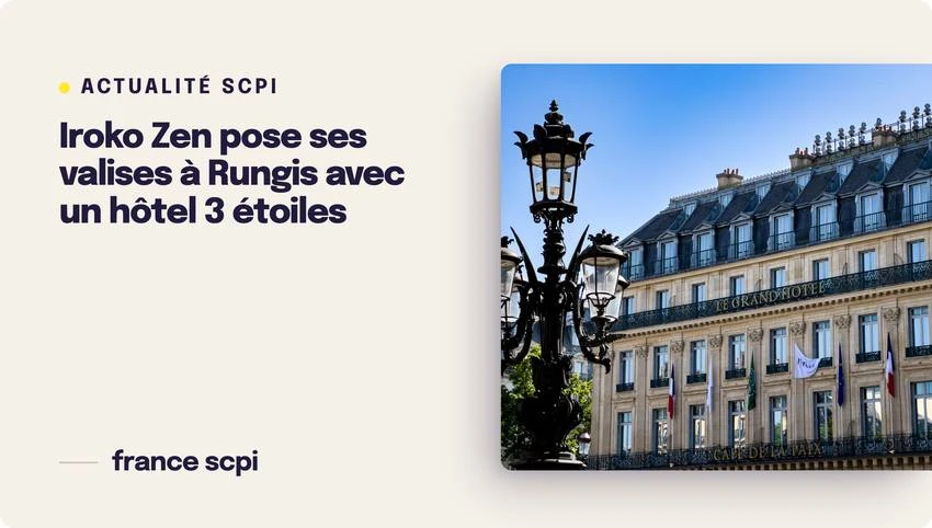 Iroko Zen pose ses valises à Rungis avec un hôtel 3 étoiles