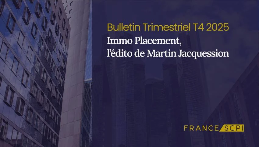 Une progression maîtrisée pour la SCPI Immo Placement