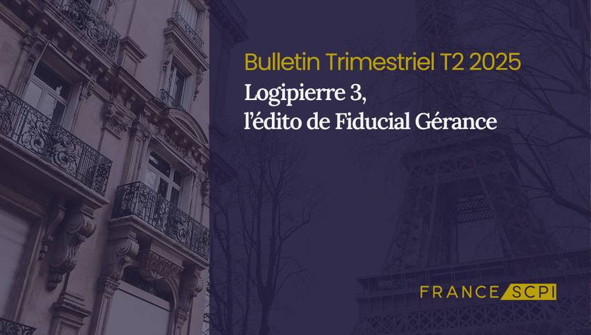 Logipierre 3 maintient sa distribution au deuxième trimestre 2025