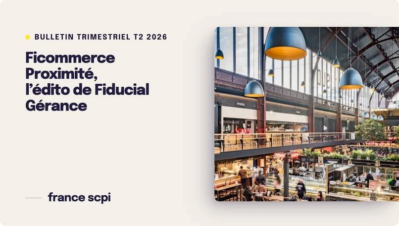 La SCPI Ficommerce poursuit ses arbitrages