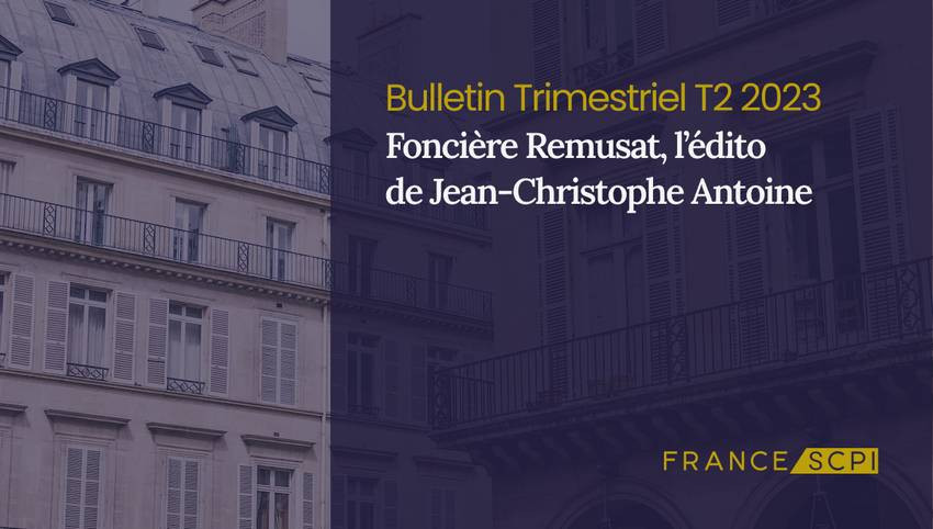 SCPI Foncière Remusat : performante depuis son lancement
