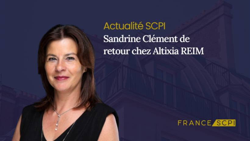 Sandrine Clément est de retour chez Altixia REIM