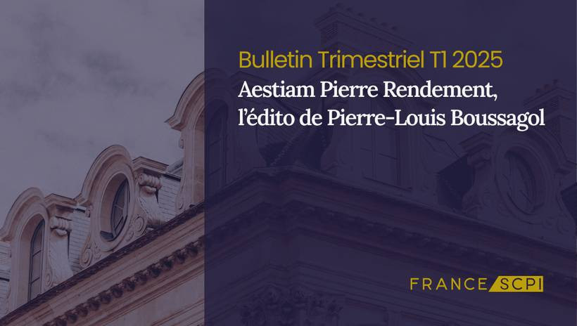 Aestiam Pierre Rendement réalise la cession d'un actif ce trimestre