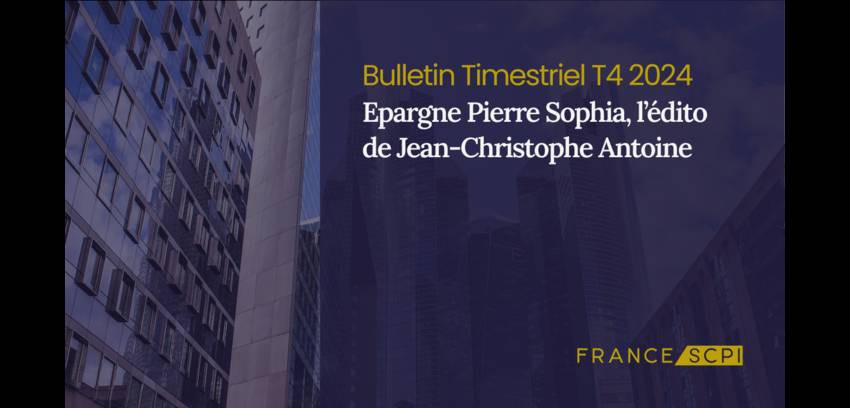 Un lancement réussi pour la SCPI Épargne Pierre Sophia