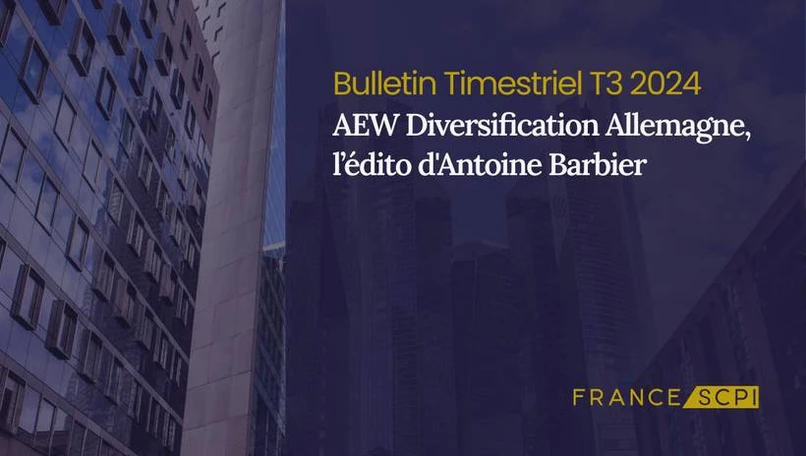 La SCPI AEW Diversification Allemagne élargit son portefeuille