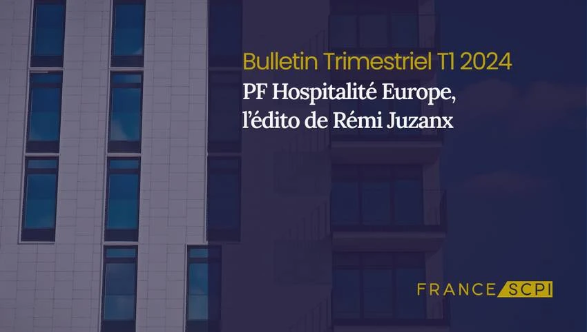 PF Hospitalité Europe projette un TD entre 4,20% à 4,80%