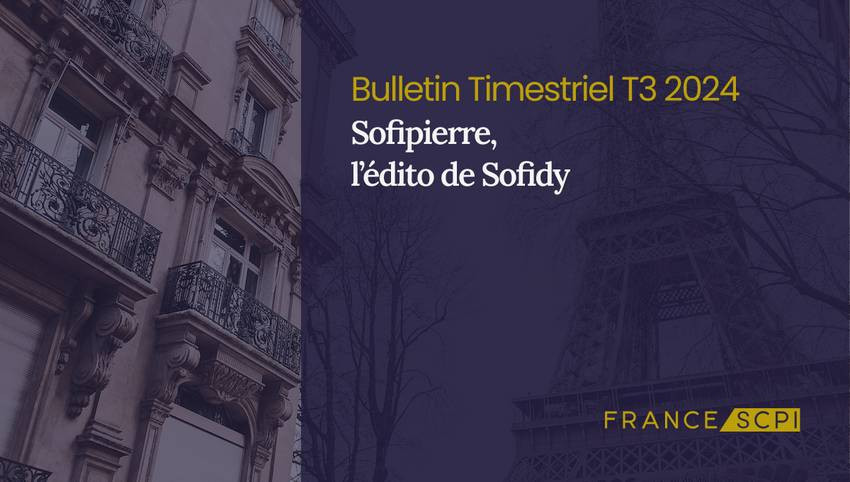 La SCPI Sofipierre fortifie son rendement grâce à sa gestion