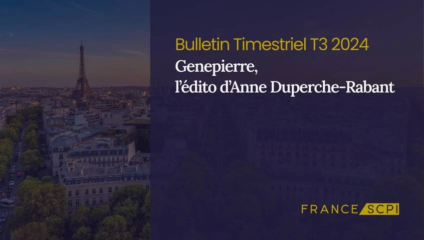 La SCPI Génépierre opère sur des cessions stratégiques