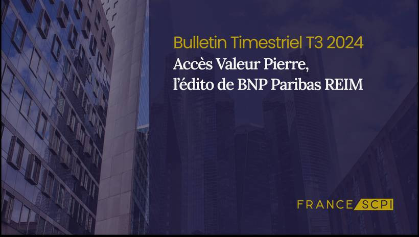 Ajustement du prix de part à la baisse pour Accès Valeur Pierre