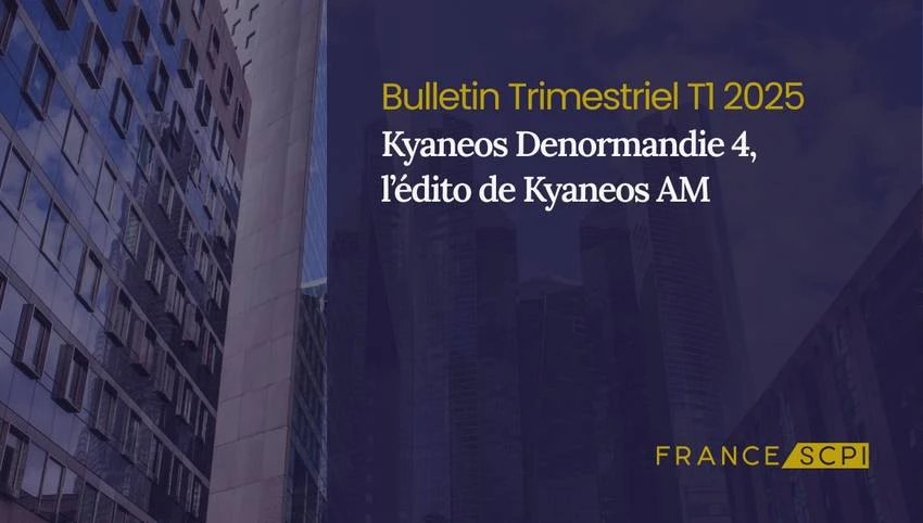 La SCPI Kyaneos Denormandie 4 poursuit sa livraison d'actifs