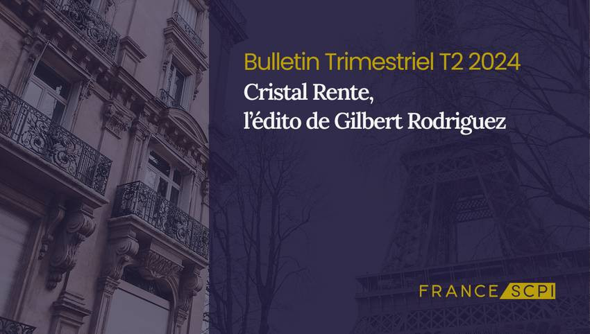 Performances stables pour la SCPI Cristal Rente