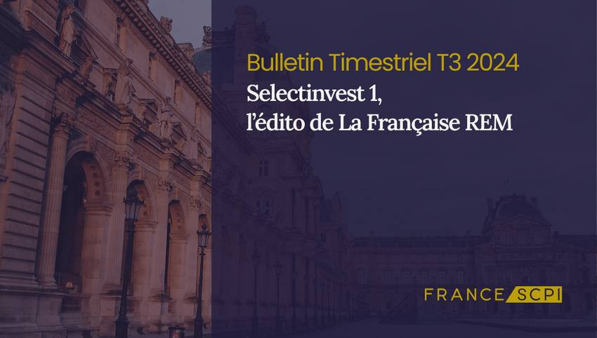 Sélectinvest 1 : Résultats et Dynamisme au 3ème trimestre 2024