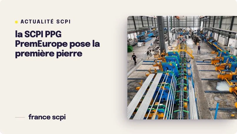 La SCPI PPG PremEurope pose la première pierre