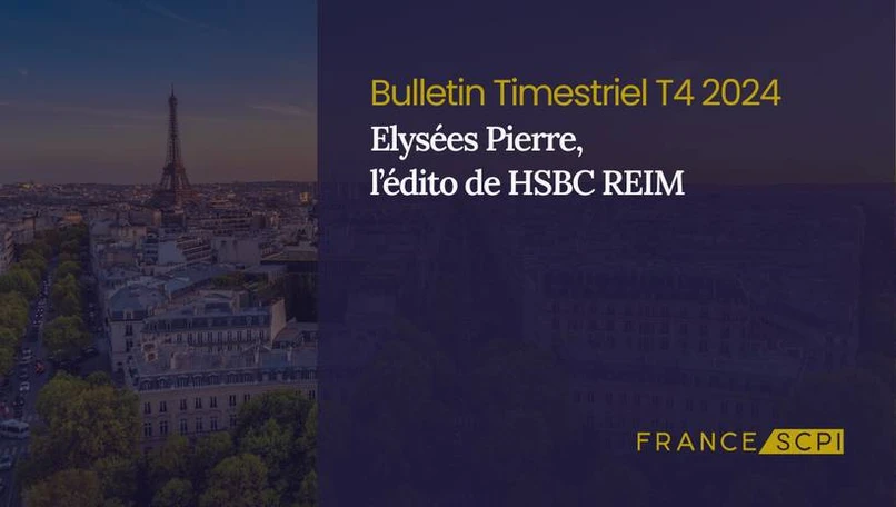 La SCPI Elysées Pierre maintient son prix de part