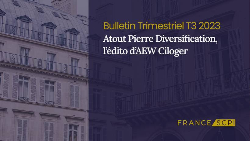 SCPI Atout Pierre Diversification : croissance et acquisitions ESG