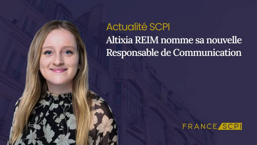 Altixia REIM nomme sa nouvelle Responsable de Communication