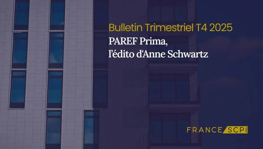 La SCPI Paref Prima fait preuve de résilience