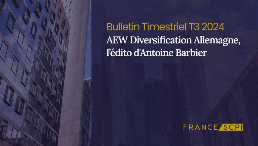 La SCPI AEW Diversification Allemagne élargit son portefeuille