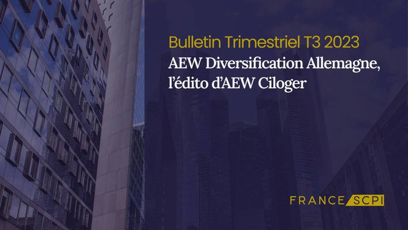 AEW Diversification Allemagne : la SCPI attire les épargnants