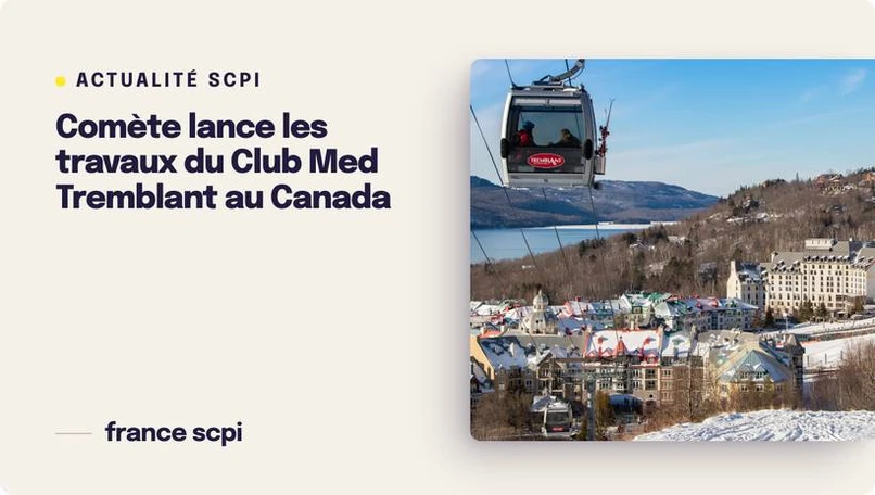Comète lance les travaux du Club Med Tremblant au Canada