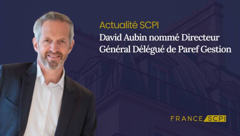 David Aubin nommé Directeur Général Délégué de Paref Gestion