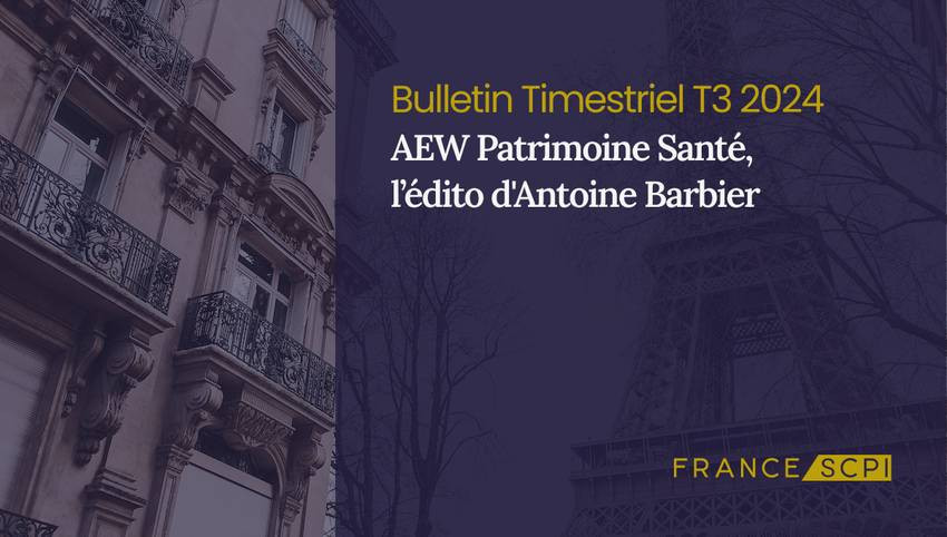 La SCPI AEW Patrimoine Santé valorise son portefeuille